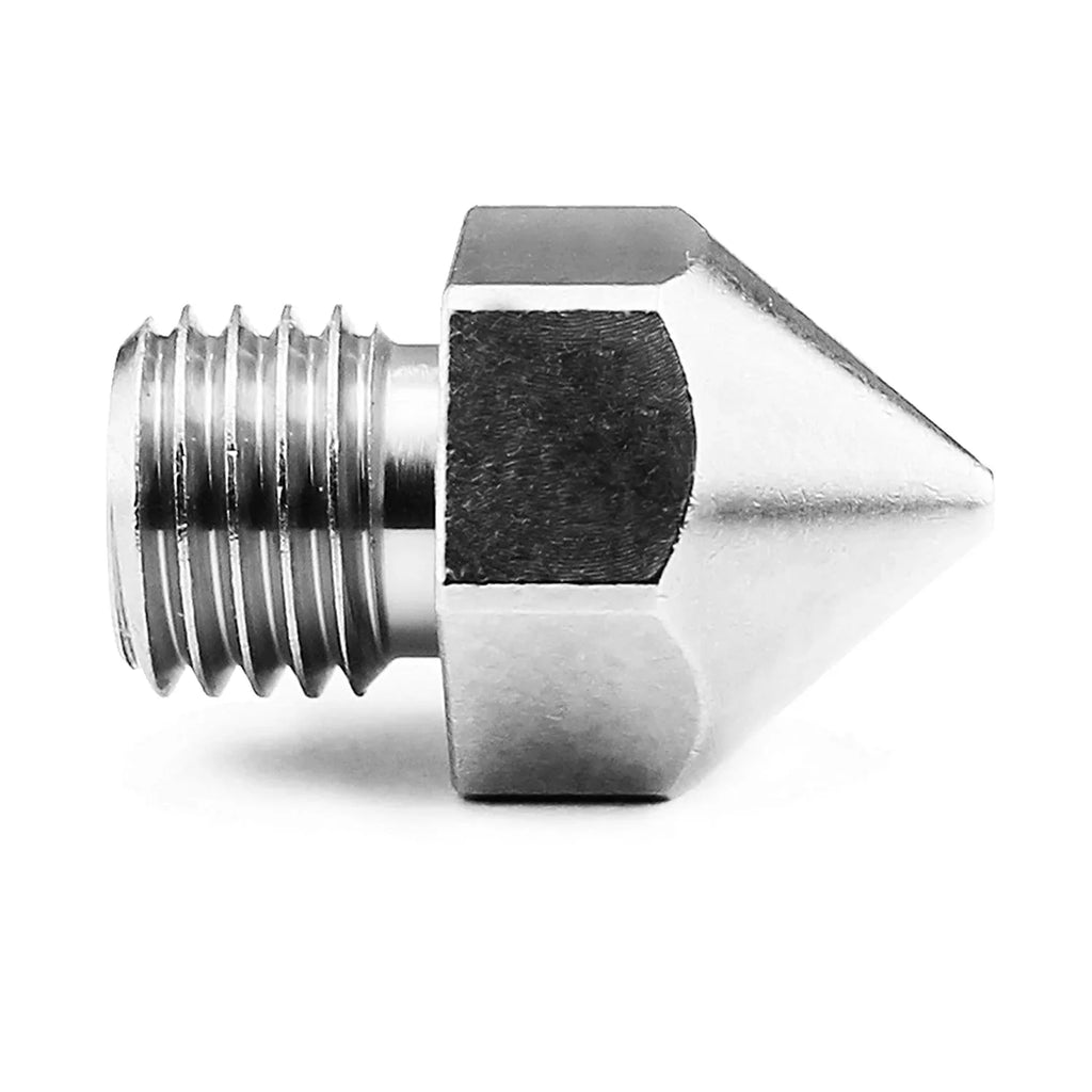 Micro Swiss Plated Wear Resistant Nozzle for Creality CR-10S Pro/CR-10 MAX Original hotend ONLY (M6x.75mm Threads) (.8mm)