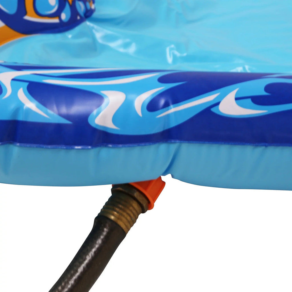 Banzai 16 Feet Triple Tag Racing Fluid Slide - Side-by-Side-by-Side Racing Fun!