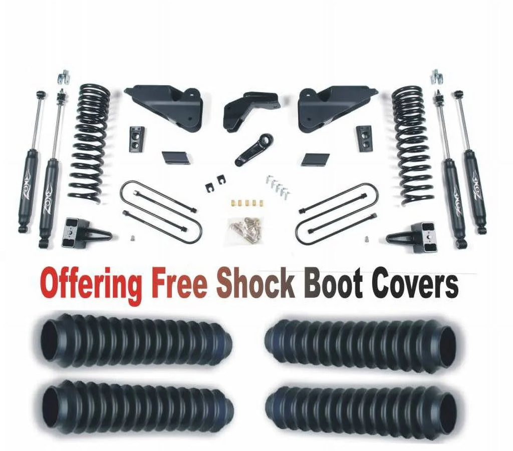 ZoneOffRoad 2013-2018 Fits Dodge Ram 3500 4WD Gas 5.5" Suspension Lift Kit System With Free Boot Protectors D66N/ZONU3100X4