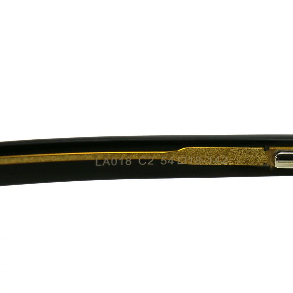 Eyeglasses Womens Black/Gold Frames Cat Eye 54 18 142 by Charles Delon