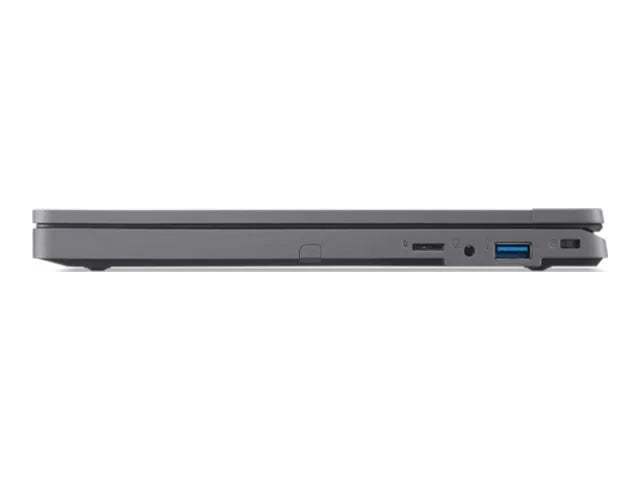 TravelMate B3 11 TMB311-33 - 180-degree hinge design - N-series - N100 / up to 3.4 GHz - Win 11 Pro - UHD Graphics - 4 GB RAM - 128 GB eMMC - 11.6" IPS 1366 x 768 - Wi-Fi 6E, Bluetooth - shale black - kbd: US Intl