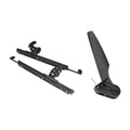 Tnarru Kayak Rudder Kayak Foot Pegs Boat Tail Fluid Rudder with Foot Brace Pedals for Fishing Boat Canoeing Marine Accessories