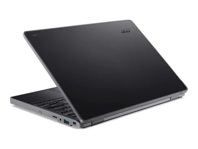 TravelMate B3 11 TMB311-33 - 180-degree hinge design - N-series - N100 / up to 3.4 GHz - Win 11 Pro - UHD Graphics - 4 GB RAM - 128 GB eMMC - 11.6" IPS 1366 x 768 - Wi-Fi 6E, Bluetooth - shale black - kbd: US Intl