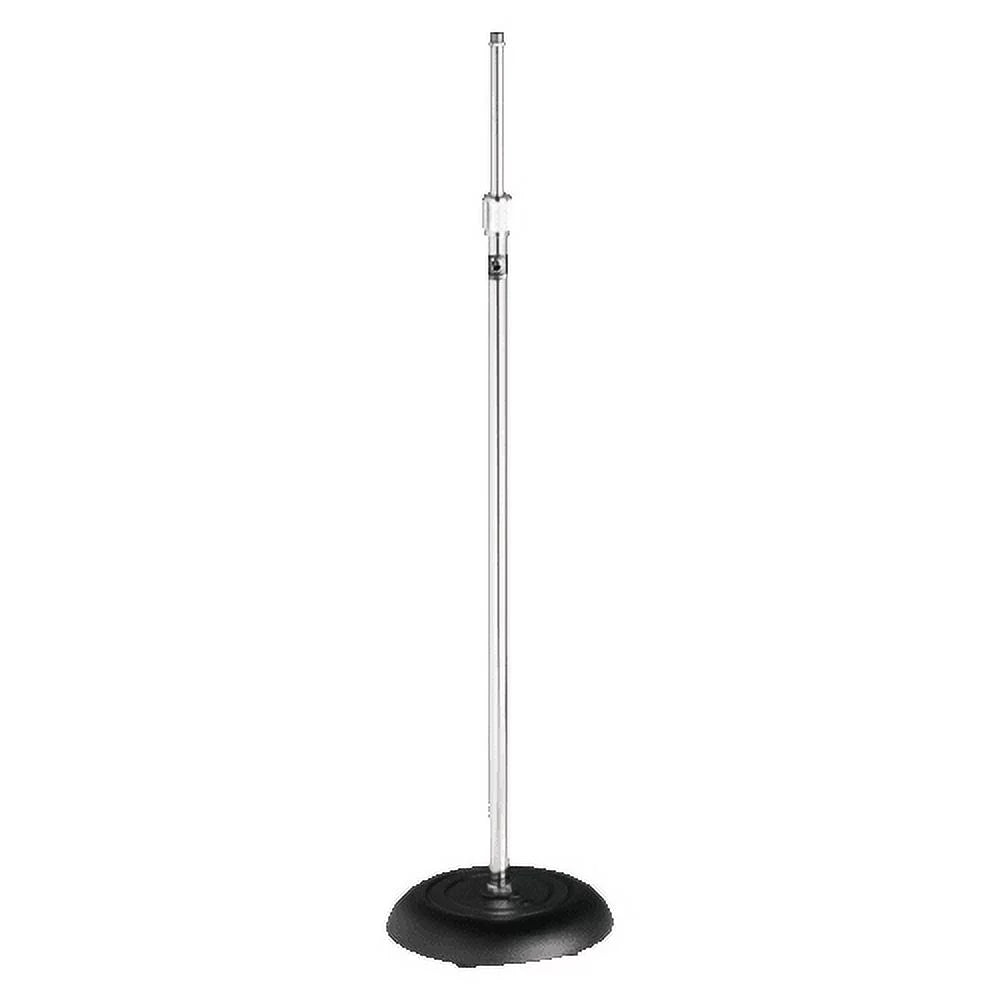 Shure MS-10C - Stand - for microphone - metallic gray, chrome - floor-standing