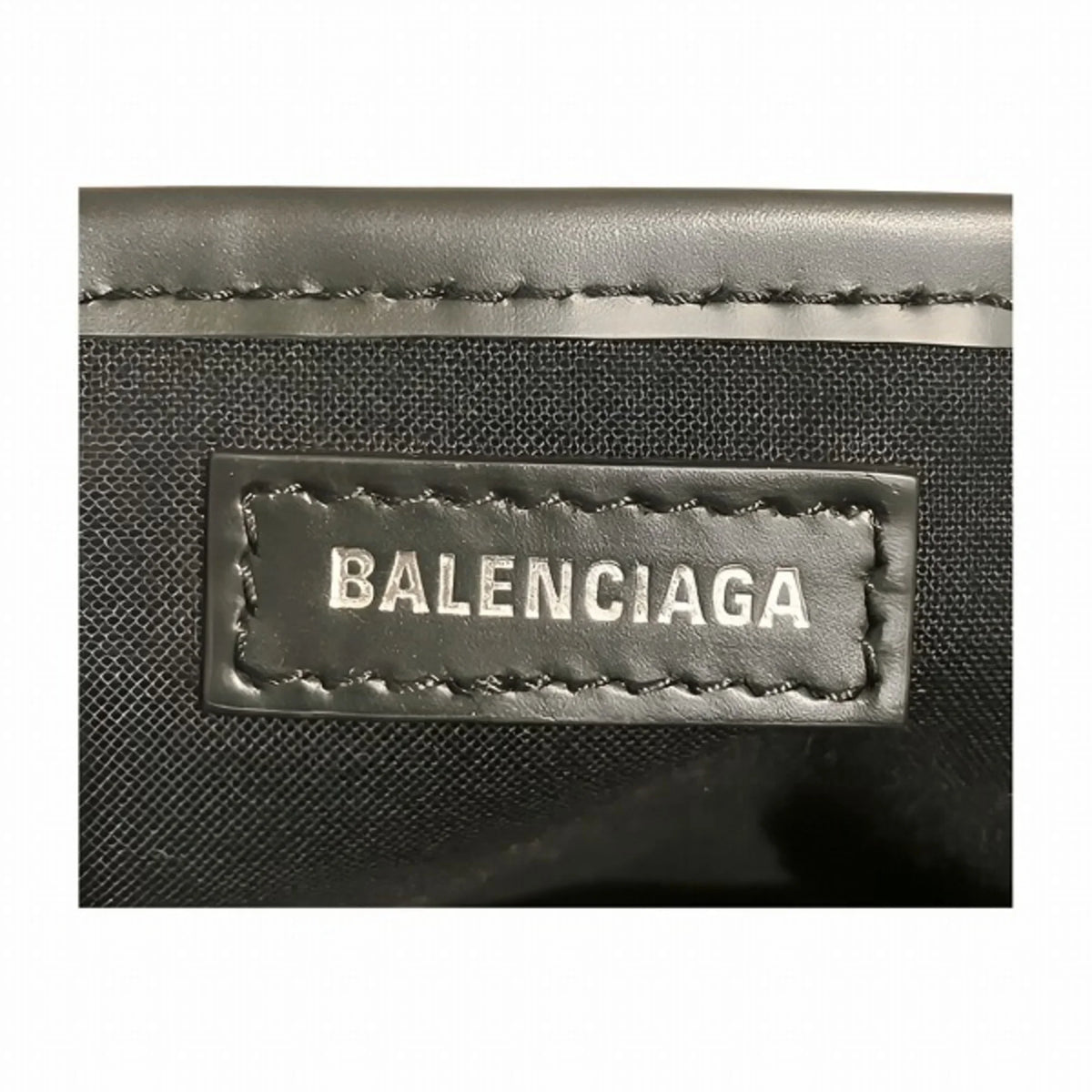 Pre-Owned Balenciaga Navy Cabas XS 390346 2WAY Bag Handbag Shoulder Ladies (Good)