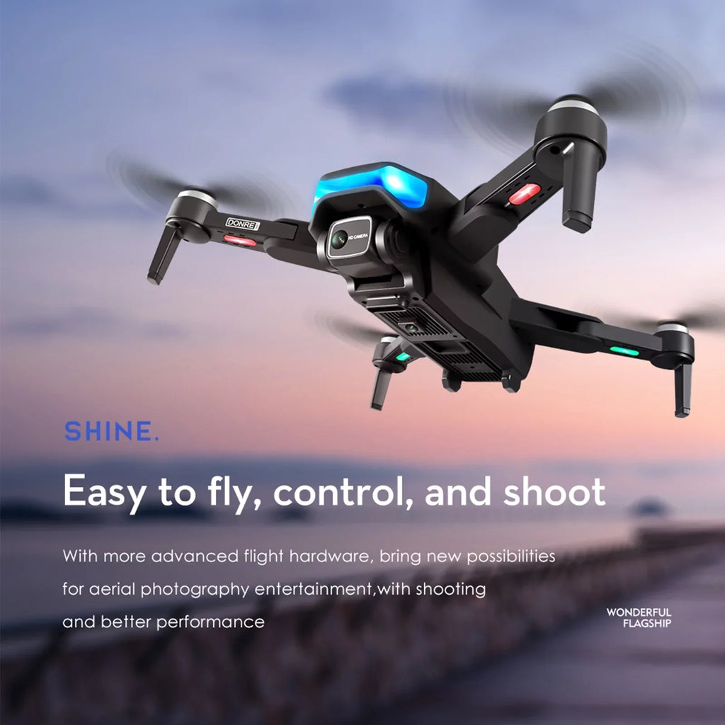 LS-38 RC Drone with for Adults RC Drone with 6K EIS -shake Gimbal Brushless Motor 5G Wifi Video Aerial FPV Quadcopter Smart Follow Mode Package