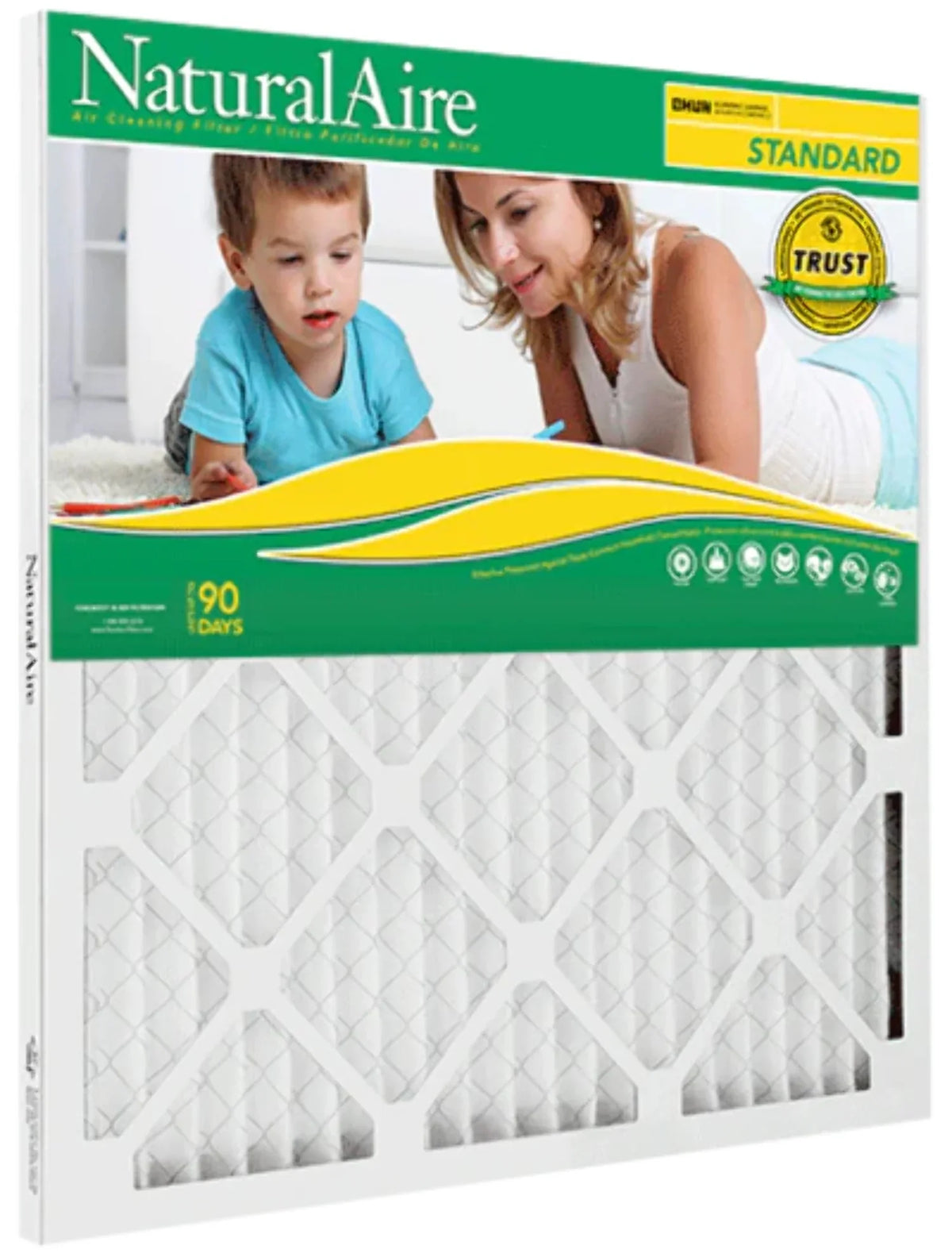 NaturalAire Standard Air Filter, MERV 8, 10" x 10" x 1", 1-Pack