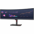ThinkVision 49\" 5120 x 1440 LED Cable Lock Slot, Anti-glare Curved Monitor, Raven Black, P49W-30