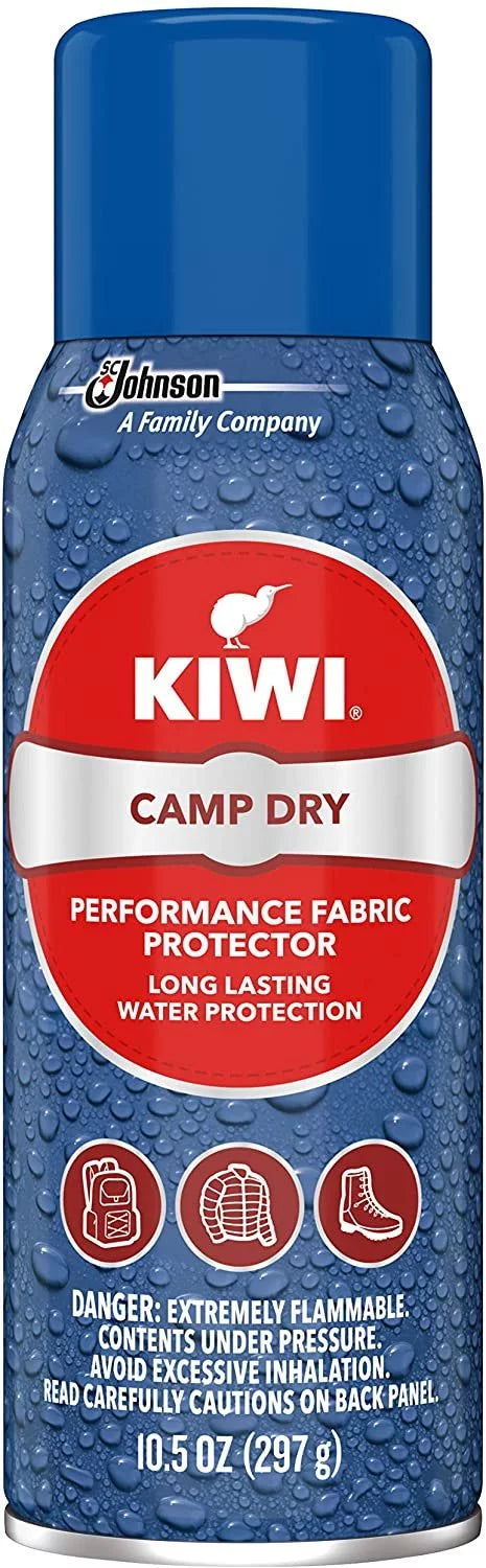 Kiwi Camp Dry Fluid Repellent Capability Fabric Protector, 10.5 oz 3 Pack
