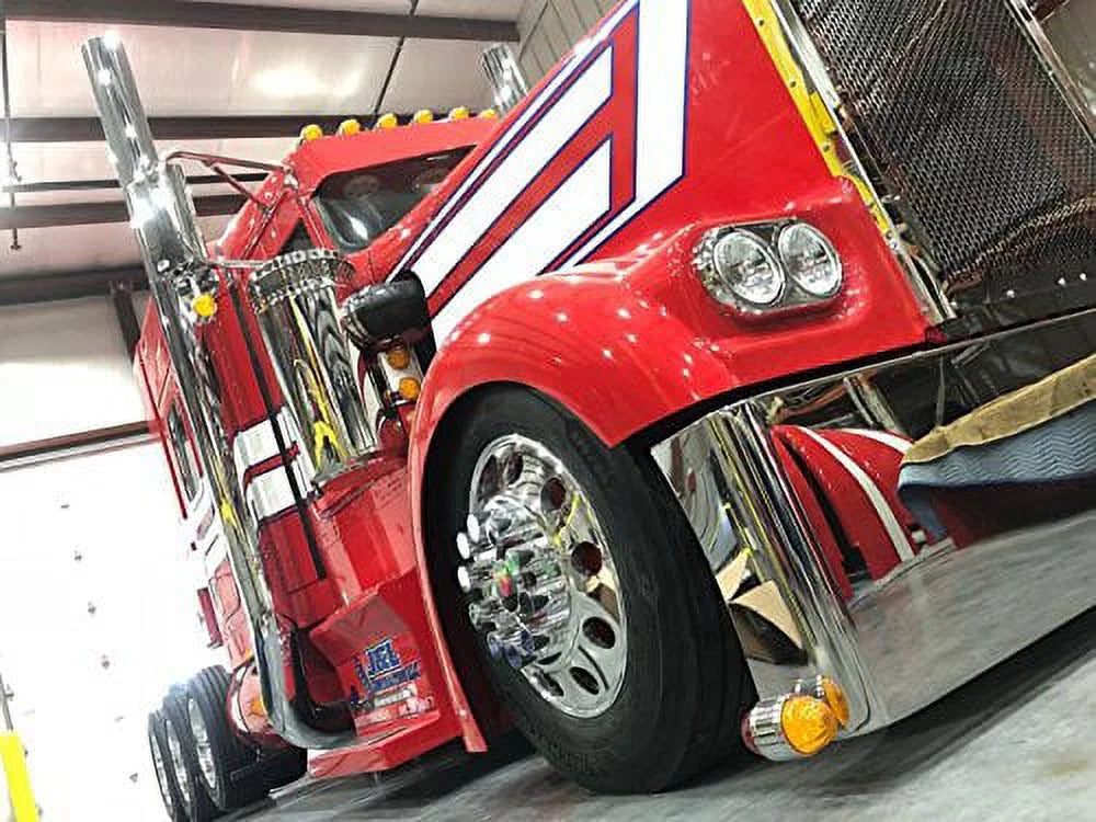 Renegade Products USA Rebel Pro Red Liquid Metal Polish by Heavy Cut Aluminum Polish for High Luster on Rims Wheels Tanks Bumpers etc. 24 Oz Bottle