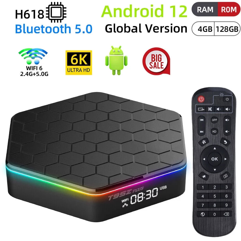JahyShow T95Z Plus Android 12.0 TV Box: Enjoy 6K UHD Quality and Smart Features