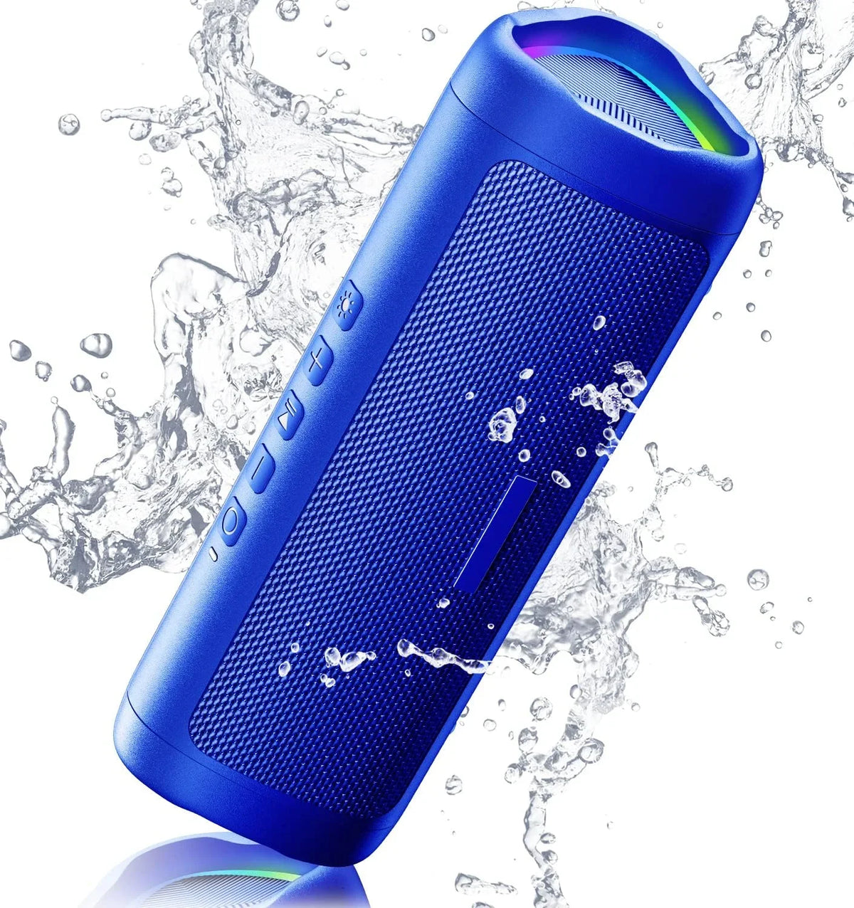 Bluetooth Portable Speakers with HD Sound, IPX5 Liquid Up to 24H Playtime, TWS Pairing, BT5.3,