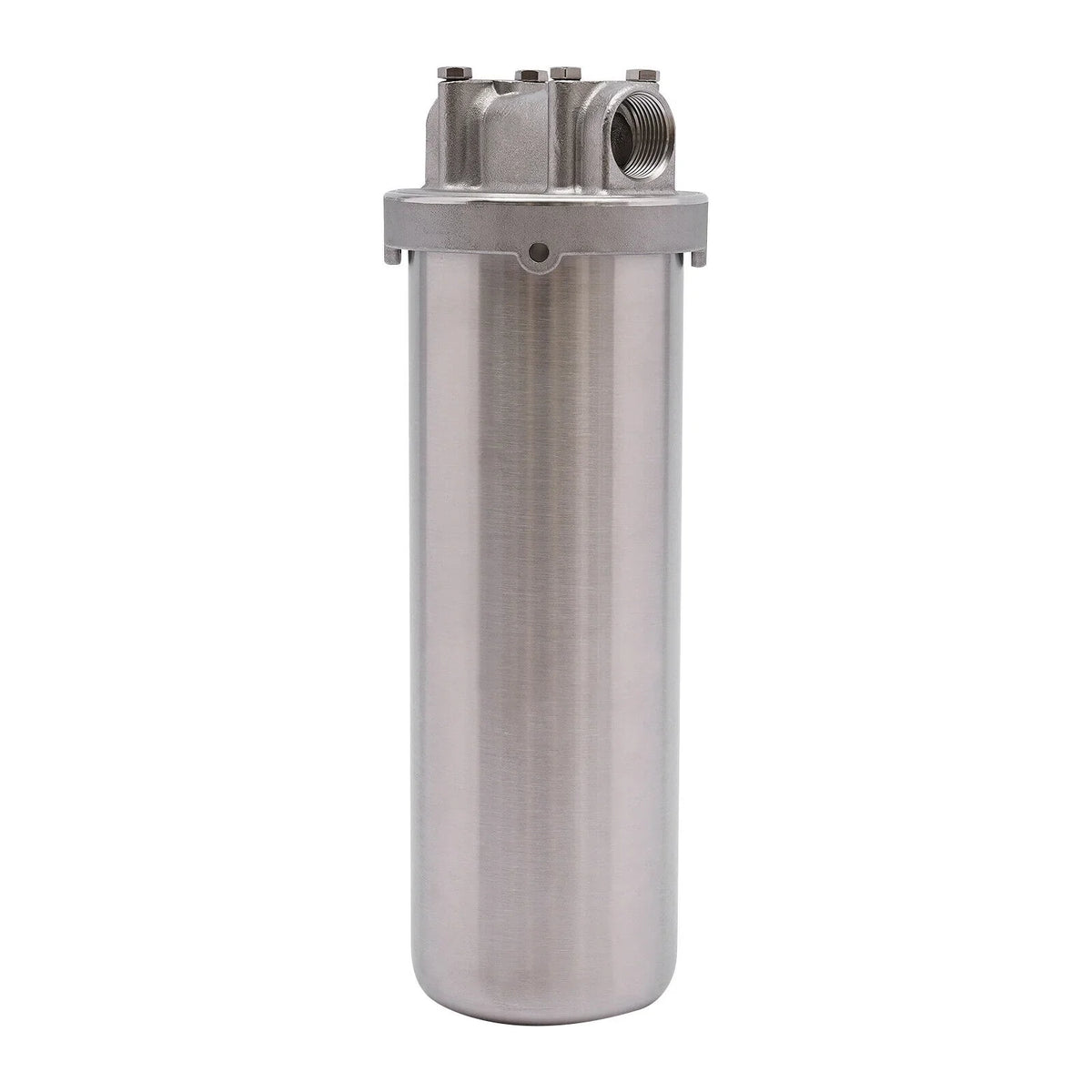 Fluid Filter Housing For 10" Cartridges 3/4" Npt 304 Stainless Steel Heavy Duty