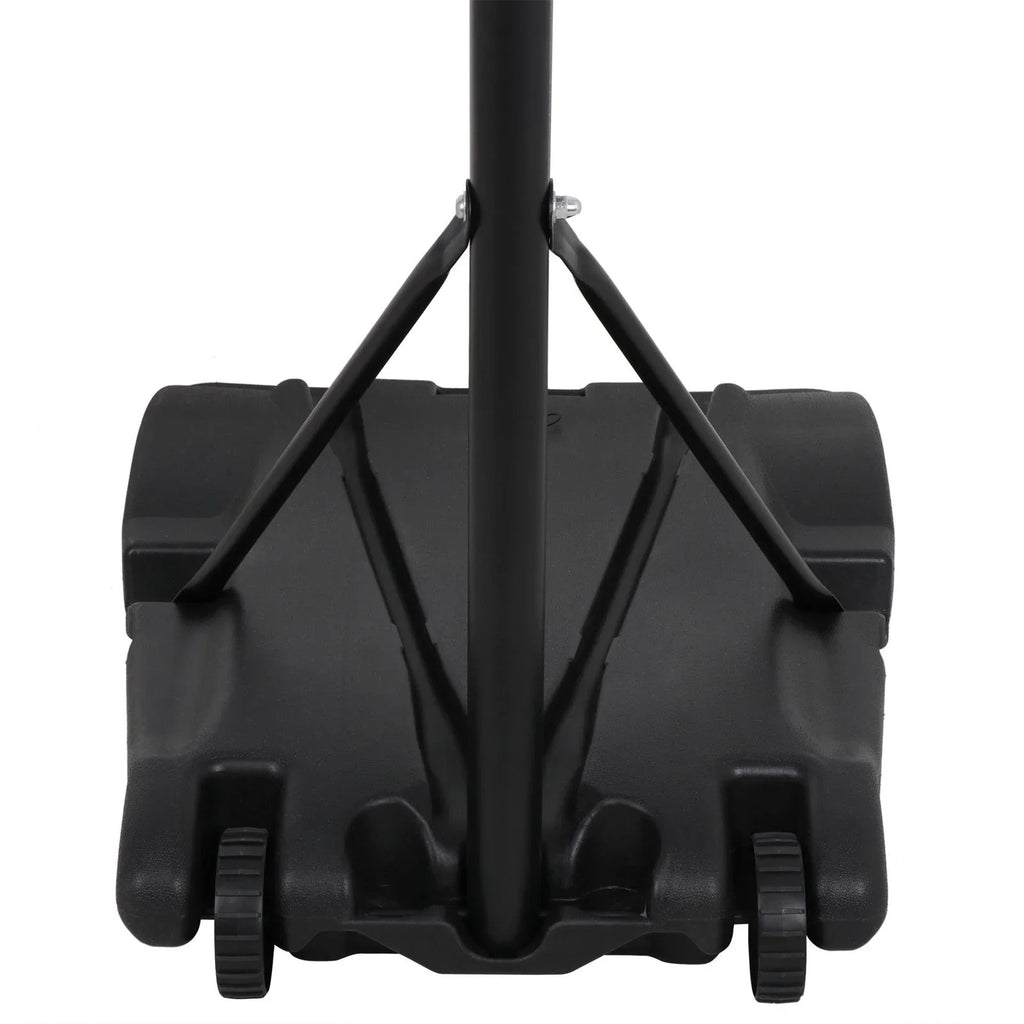 ZENY Portable Height Adjustable 4 -7 FT Basketball Hoop Basketball Stand W/ Wheels Black