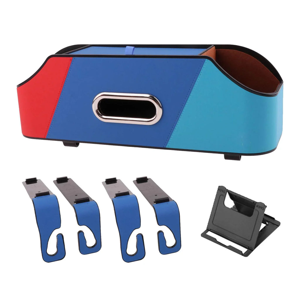 Car Seat Back Organizer Tissue Holder Cup Holder Vehicles Interior Accessories Storing Paper Towels Road Trips Backseat Storage C