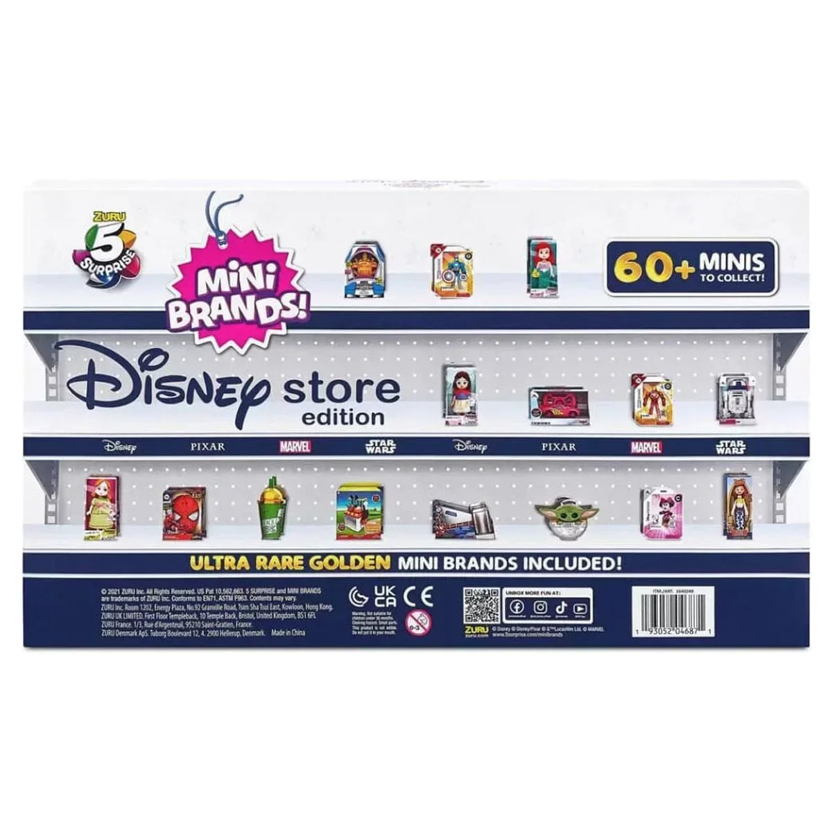 Mini Brands Disney Store 60+ Ultra Rare Golden Minis to Collect, Novelty & Gag Toys
