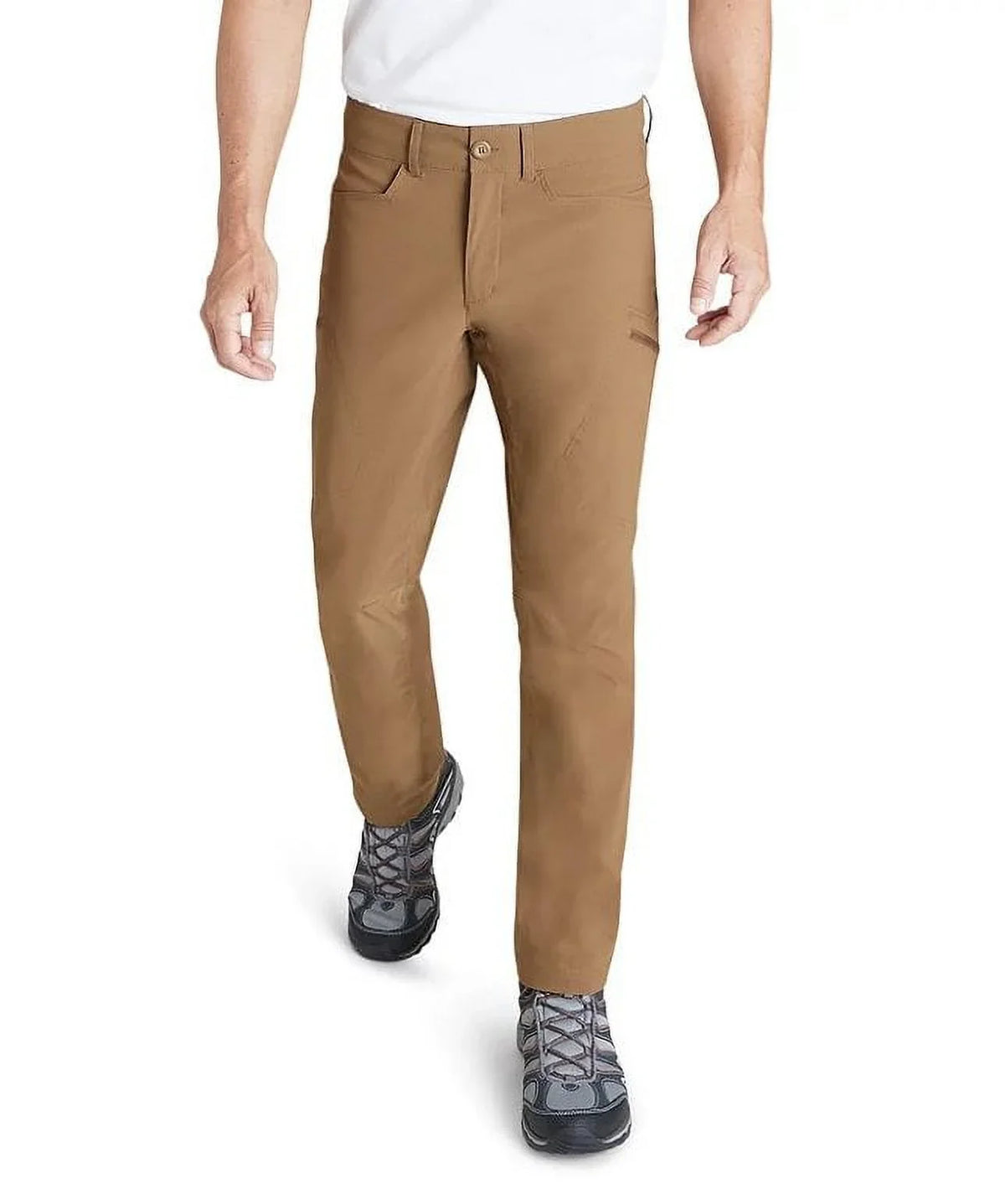 Eddie Bauer Men's Rainier Straight-Fit Capability Pants Brown 38X30