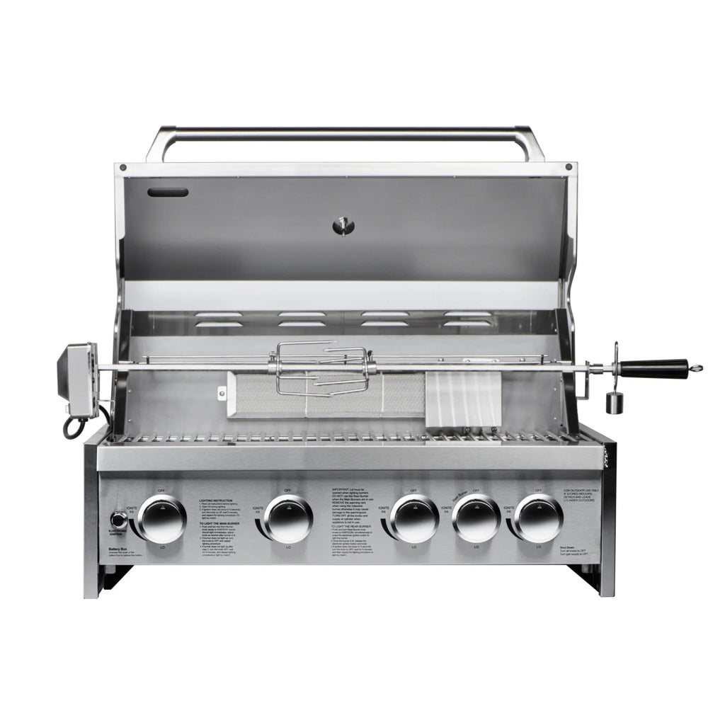 30 in. Built-in Liquid Propane BBQ Grill for Outdoor Kitchen in Stainless-Steel (KM-OKS-BQ30)