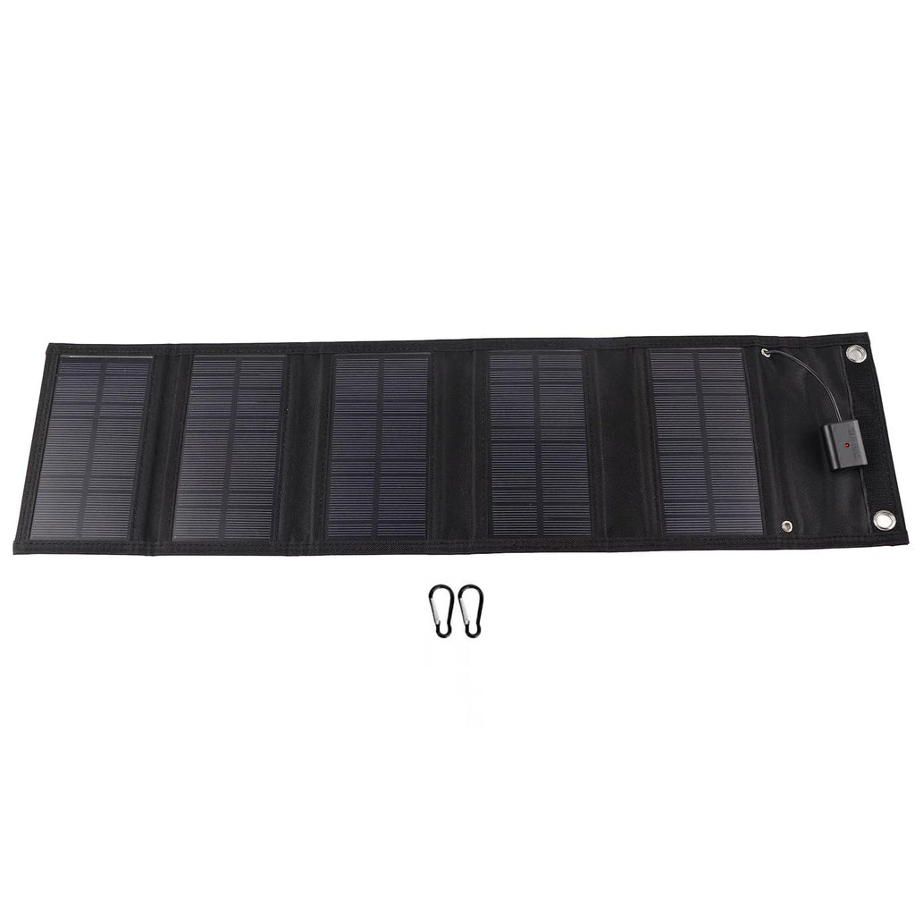 20W Fluid Foldable Solar Panel Solar Power Charger USB Output for Mountaineering