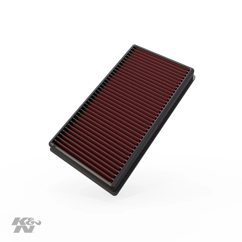 K&N Engine Air Filter: High Efficiency Premium, Washable, Replacement Filter: 2017-2019 Volkswagen (Atlas, Teramont), 33-5071