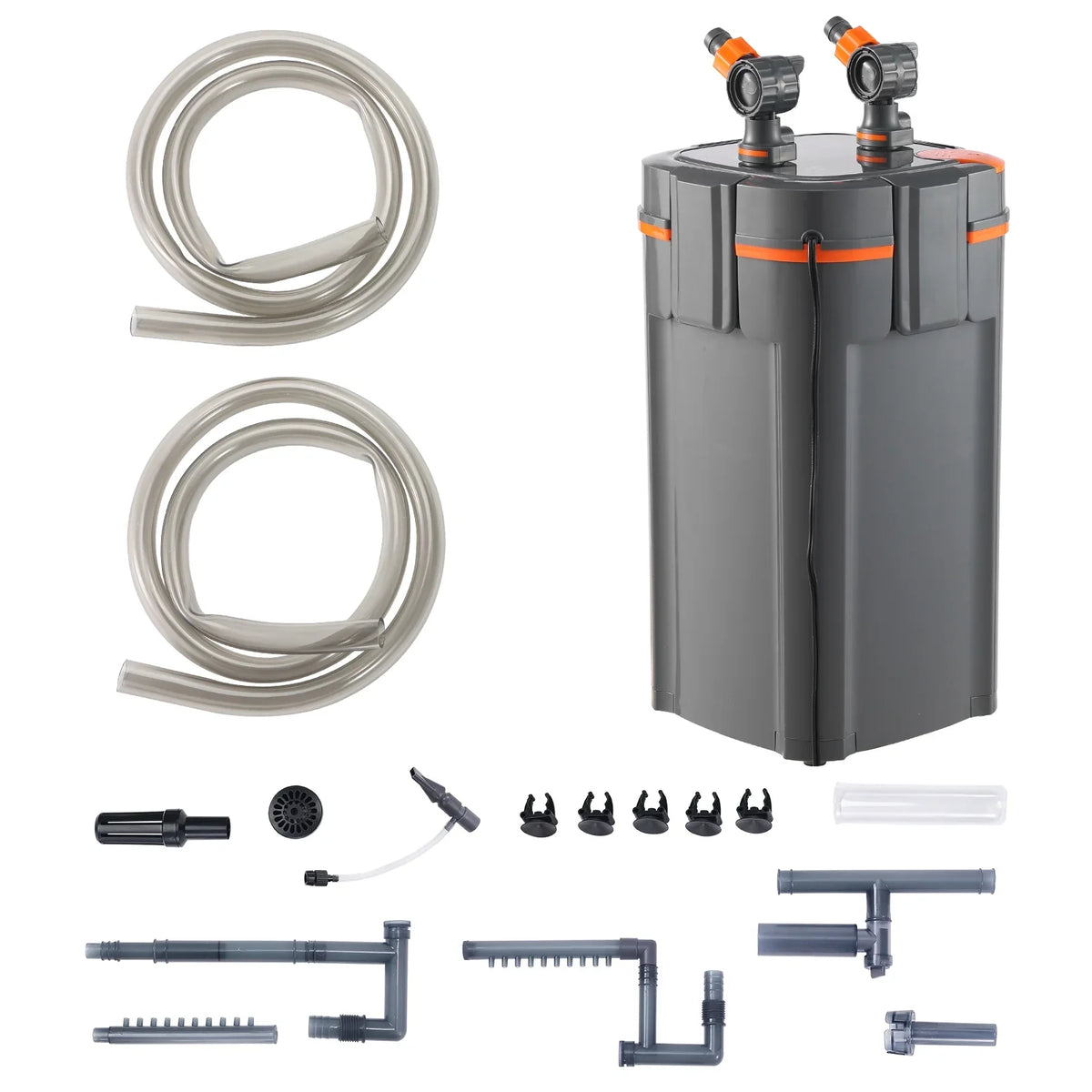 SKYSHALO 15w UV Lamp 120 Gallon Aquarium Canister Filter Fish Tank Quiet