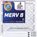 Filter King 8x48x1 Air Filter | 4-PACK | MERV 8 HVAC Pleated A/C Furnace Filters | MADE IN USA | Actual Size: 8 x 48 x .75"
