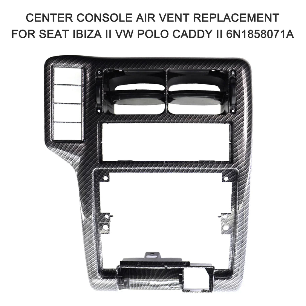 Walmeck Air Vent,HUIOP II Caddy Vent Seat Ibiza Seat Ibiza II Caddy II 6N1858071A Console Air Vent Center Console Air Dabey Vent 6N1858071A Center