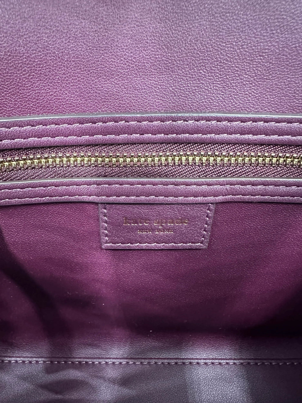 Kate Spade Katy Striped Lizard-embossed Small Top-handle Bag - Burgundy