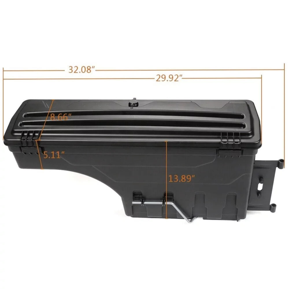 Teledu For Ford 2015-2020 F-150 TRUCK BED STORAGE BOX TOOLBOXES DRIVER SIDE