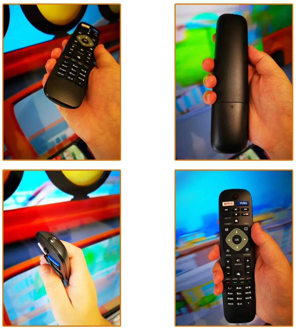 New Universal Remote Control Replace Philips TV Remote for Philips TV Replacement for LCD LED 4K UHD Smart TVs Remote