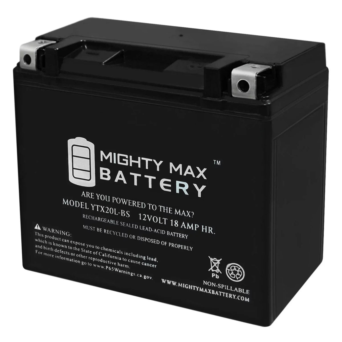 YTX20L-BS Battery for Jet Ski Honda AquaTrax JS800 Sea Doo WaveRunner