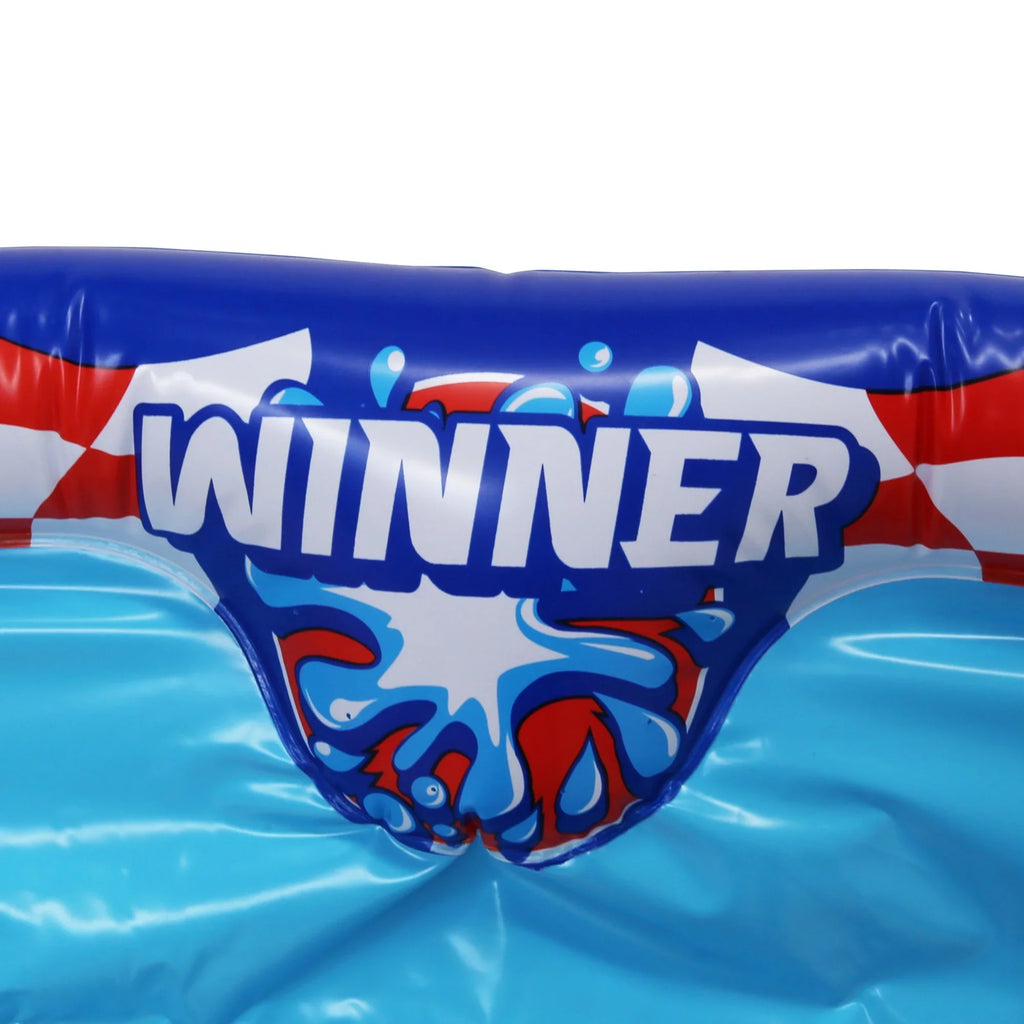 Banzai 16 Feet Triple Tag Racing Fluid Slide - Side-by-Side-by-Side Racing Fun!