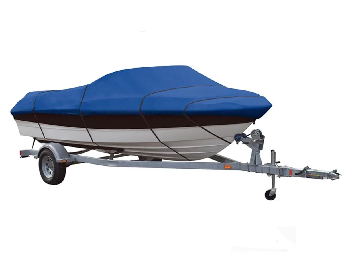 BLUE, GREAT QUALITY BOAT COVER Compatible for GREGOR SUPER SEAHAWK 20 I/O 1999 Great Quality