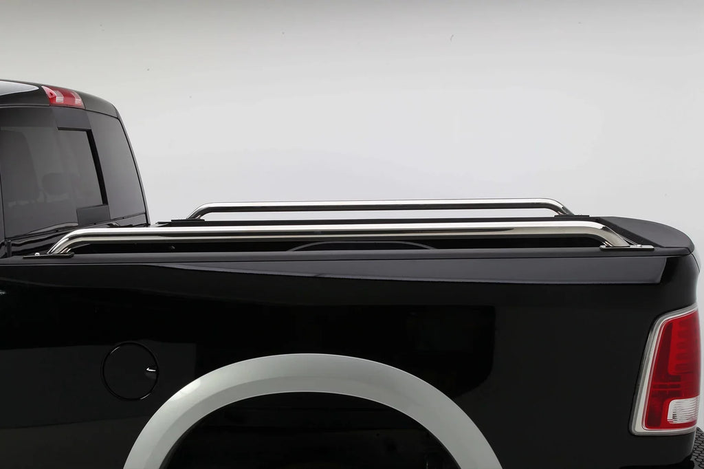 Go Rhino 8127C Stake Pocket Bed Rails For Ram 11-24 1500, Ram 19-23 1500 Classic, Dodge 09-10 Ram 1500, Ford 09-14 F-150, Ford 15-24 F-150 (Bed Length: 67.0, 67.1, 67.4Inch)