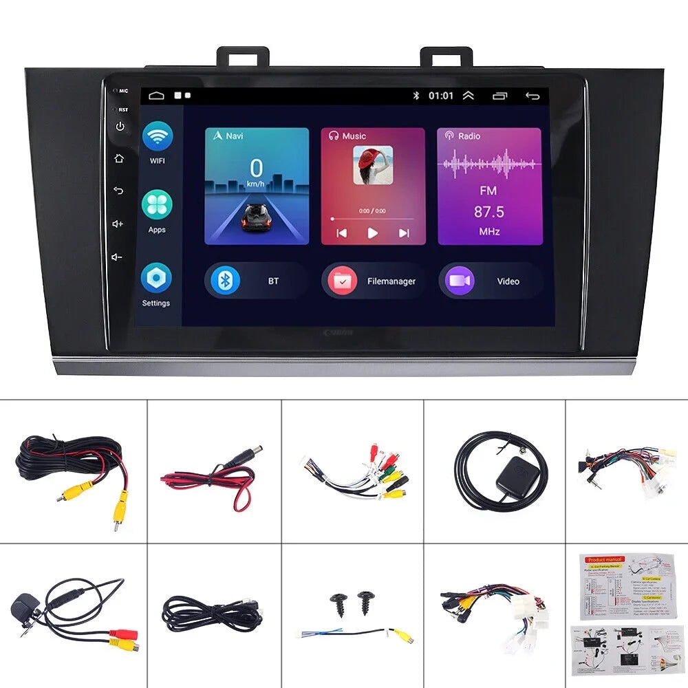 Upgrade Your Subaru Legacy Outback with Android Carplay GPS 9IN Monitor Optimize Daily Commutes High-Quality Audio Streaming