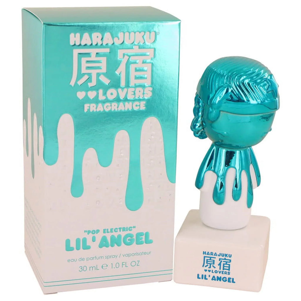 Gwen Stefani Harajuku Lovers Pop Electric Lil' Angel Eau De Parfum Spray for Women 1 oz