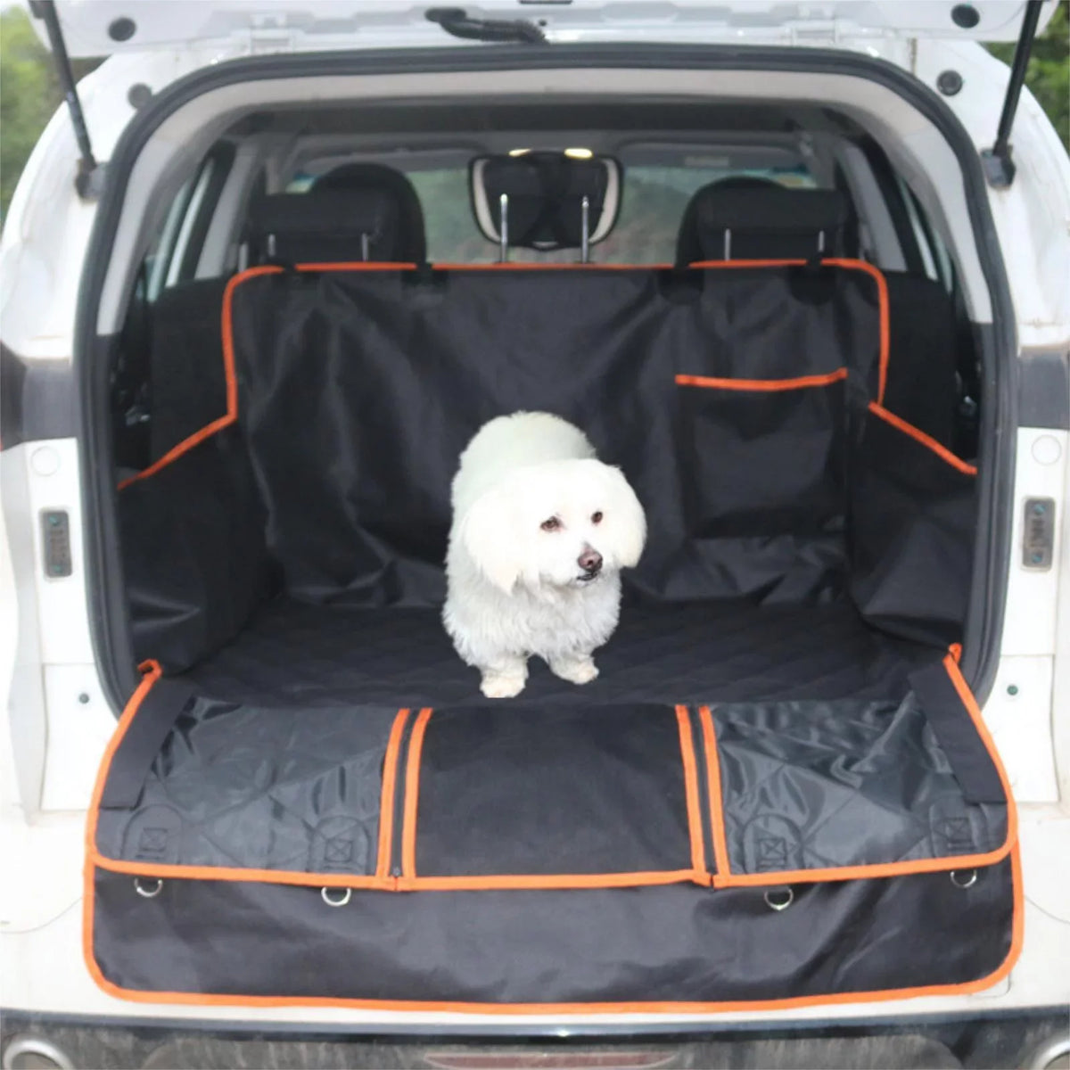 Holocky SUV Cargo Liner for Dogs Trunk Seat Cover for Pets Liquid Car Trunk Protector Trunk Cover Mat for SUVs