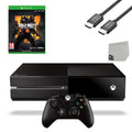 Xbox One Original 500GB Gaming Console Black HDMI Cable With Call of Duty Black Ops 4 Game BOLT AXTION Bundle Refurbished