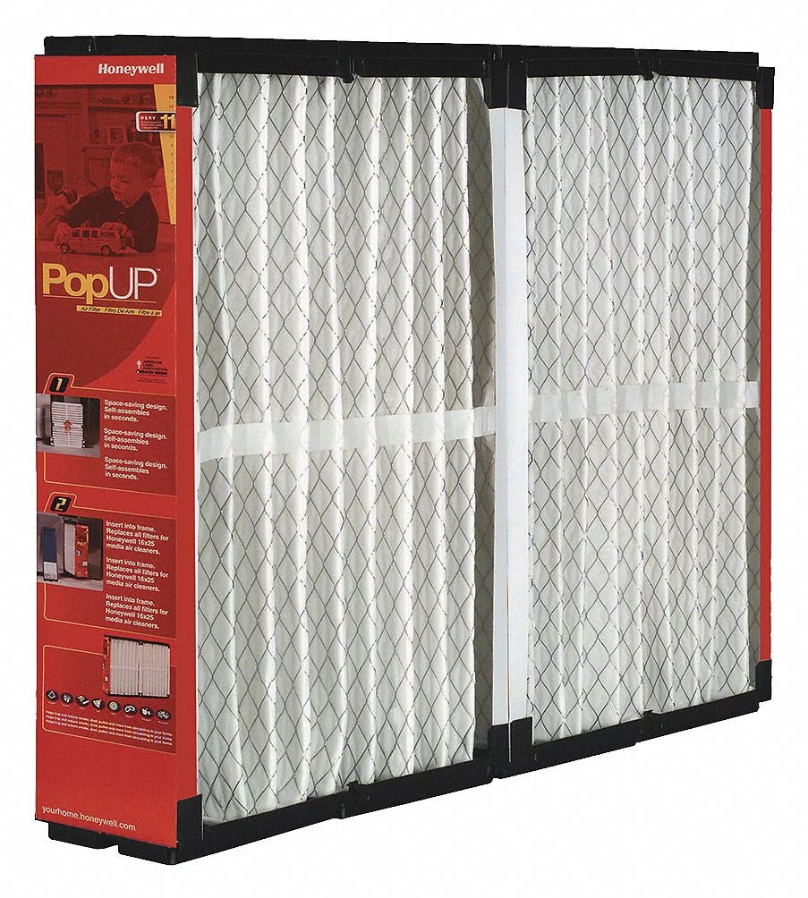 Honeywell Furn Air Cleaner Filter,MERV 11,20x20x5" POPUP2020