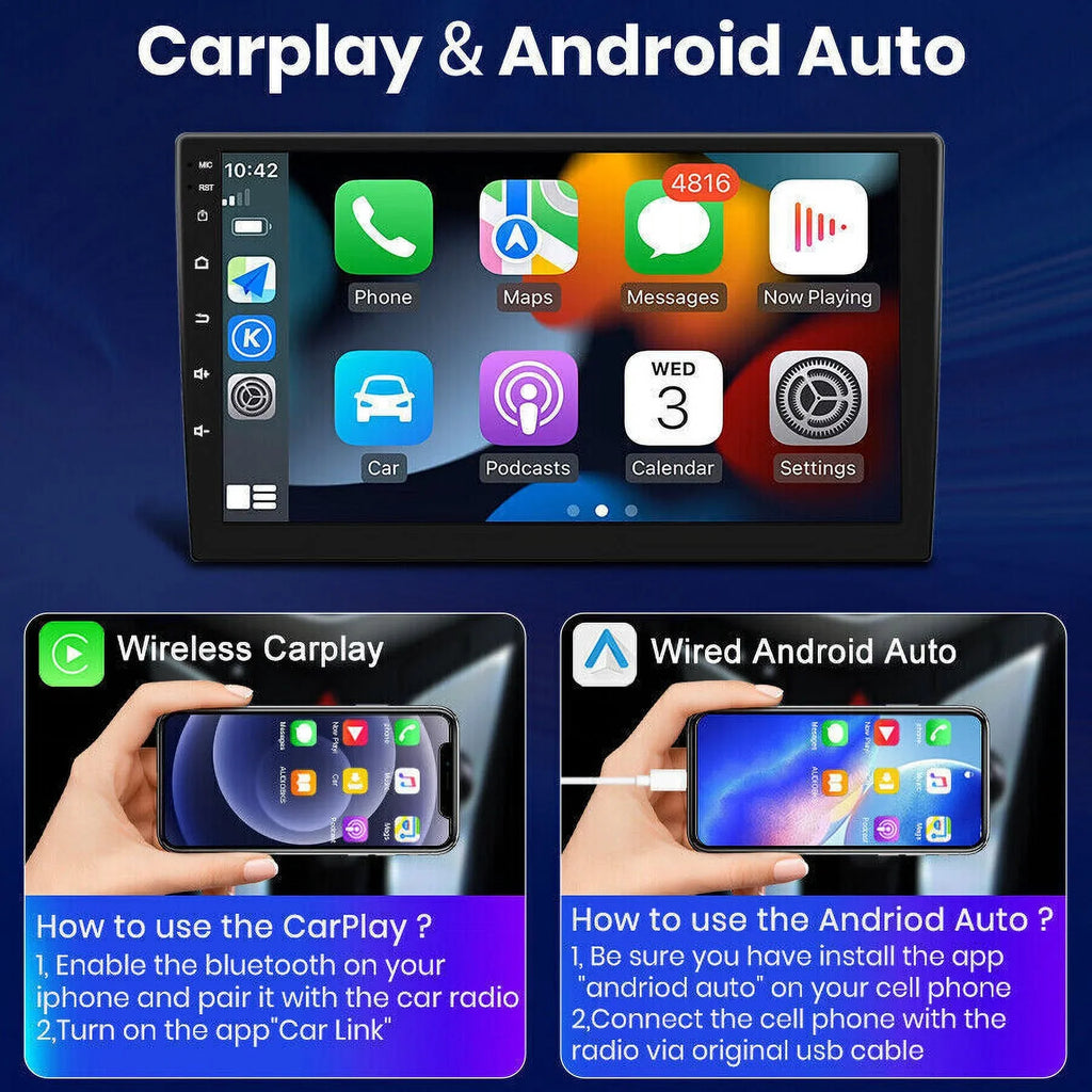 Fit VW Volkswagen Jetta Passat 9" 1280*720 IPS Android 12 Car Stereo Radio Carplay GPS 2+32GB