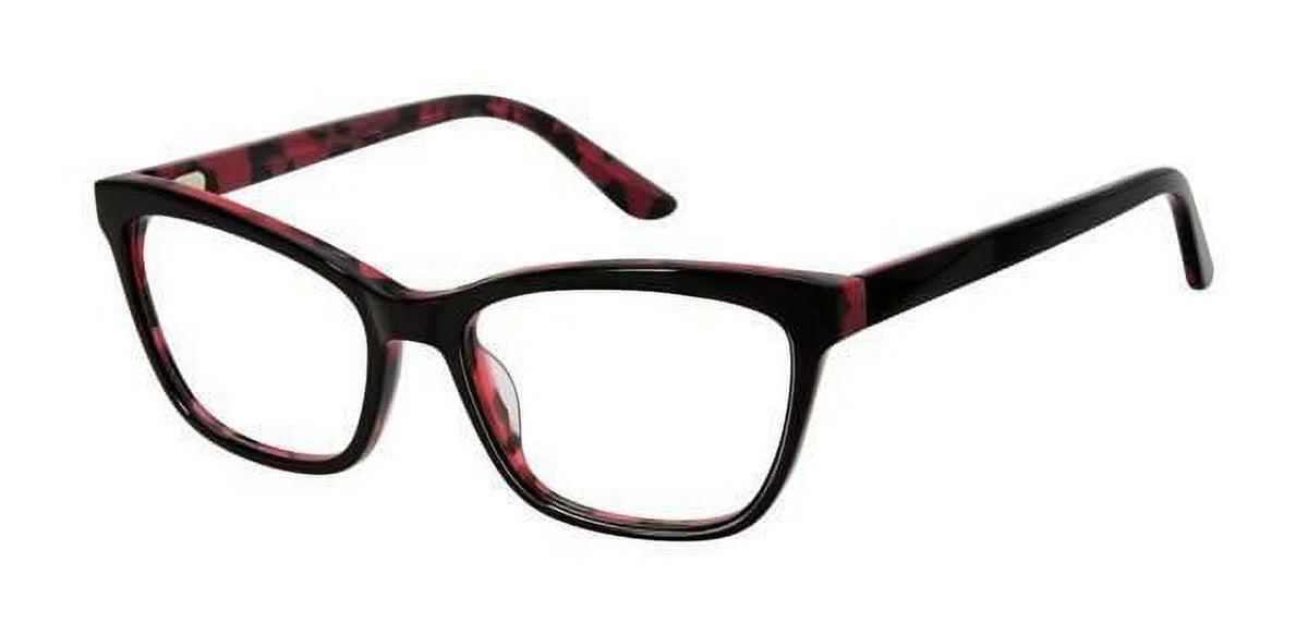 NEW GX by Gwen Stefani GX057 Black & Red Eyeglasses 51mm with GX Case