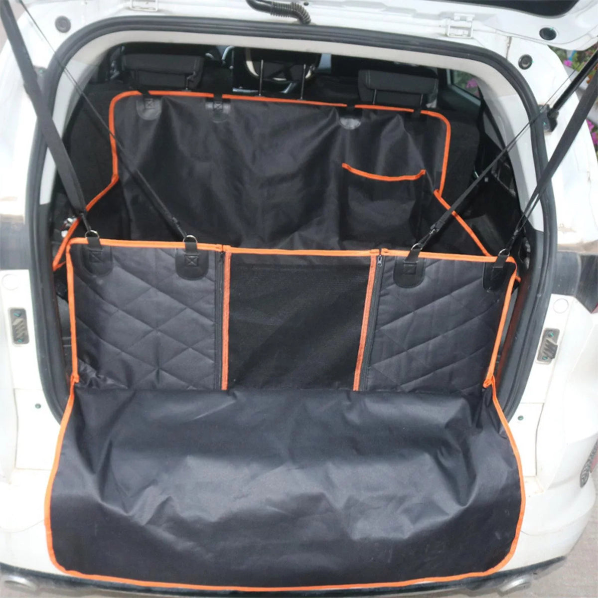 Holocky SUV Cargo Liner for Dogs Trunk Seat Cover for Pets Liquid Car Trunk Protector Trunk Cover Mat for SUVs