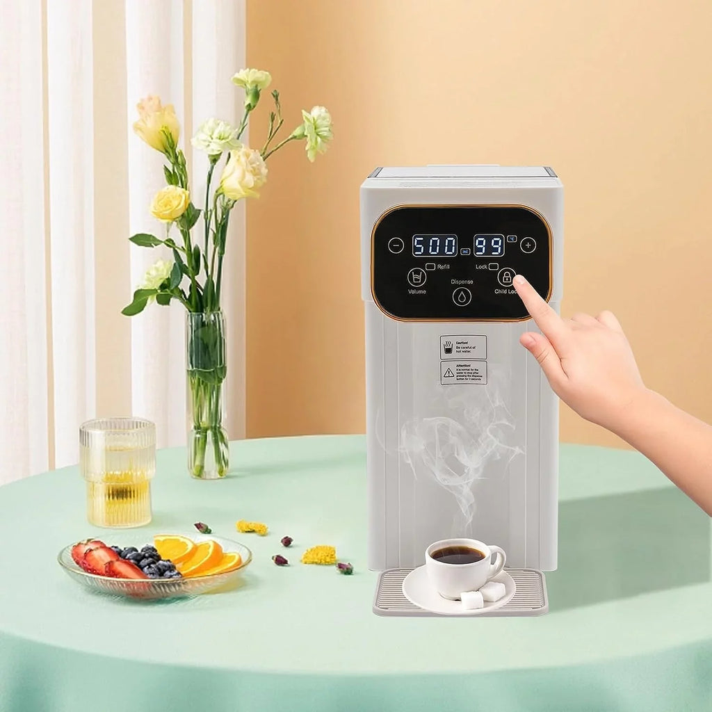 MIDUO Instant Hot Liquid Dispenser Filter With 12 Temperatures & 8 Volume Setting High Temp Safety Lock