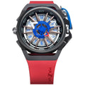 Mazzucato Rim Sport Reversible Chronograph Twin White Dial Automatic Men Watch for Adult - Black