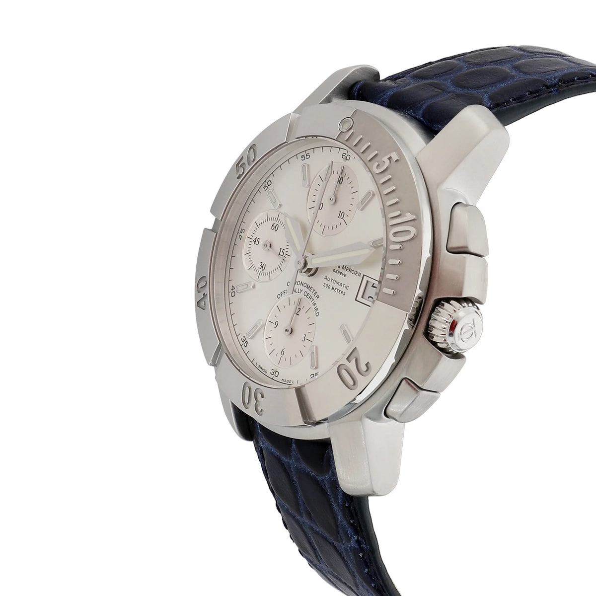 Baume & Mercier Capeland Chrono 65366 Men's Watch in Stainless Steel Pre-Owned