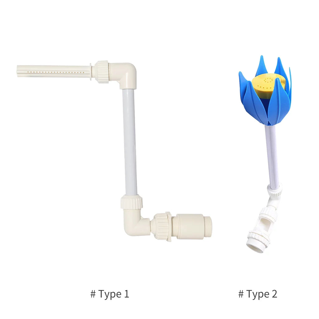 Swimming Pool Fountain Flower Shape Liquid Spray Fountain Fits 1.5-inch Threaded Return Fittings Spa Swimming Pool Tools