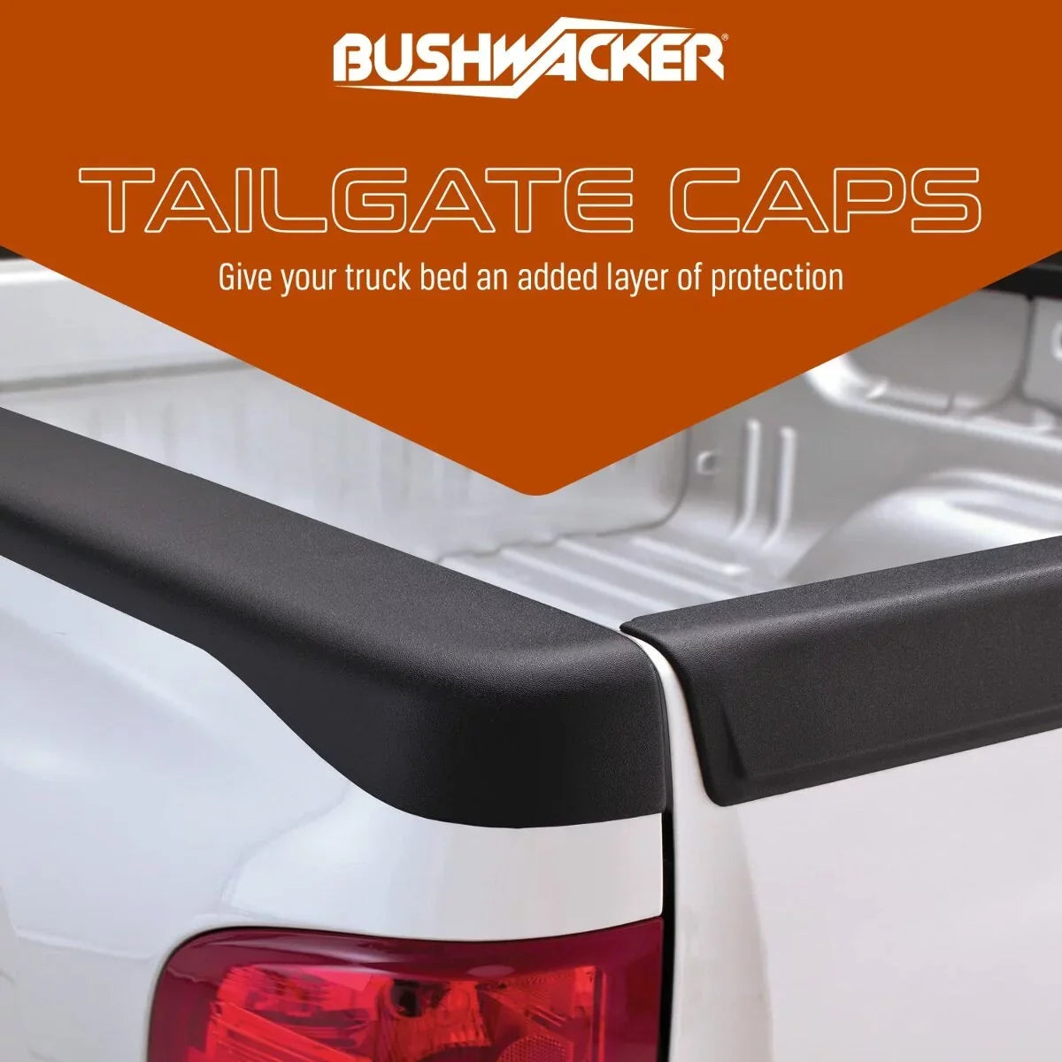 Bushwacker by RealTruck Ultimate Tailgate Cap - SmoothBack | 1-Pc, Black, Smooth Finish | 28510 | Compatible with 1993-2011 Ford Ranger; 1994-2009 Mazda B2300, B3000, B4000 (Excludes Canadian Models)