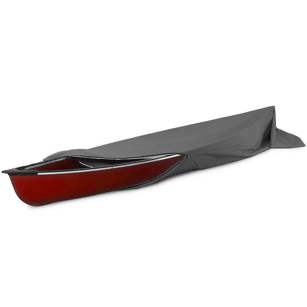 NEH Heavy-Duty Kayak Canoe Boat Cover- 10ft- Fluid Dust and Sun Protection- Storage & Travel - Grey