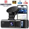 REDTIGER Dash Cam for Cars, 4K UHD 2160P Car Camera Front, Wi-Fi GPS, 3.18" LCD Display WDR, G-Sensor, 24H Parking Monitor, Support 256GB Max