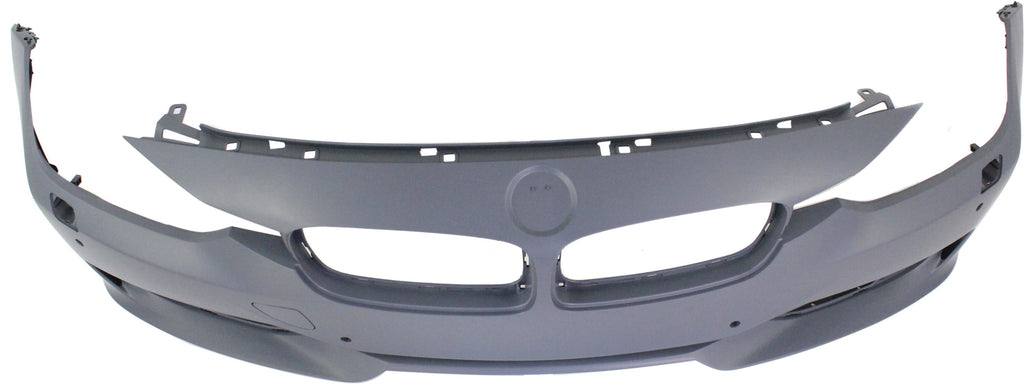 Front BUMPER COVER Compatible For BMW 3-SERIES 2012-2015 Primed STD Type with HLW PDC Holes/Cam Sedan/Wagon